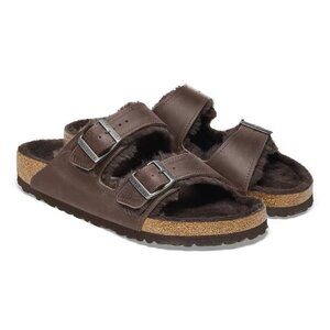 Birkenstock Arizona Shearling Oiled Leather- Habana Sz 36